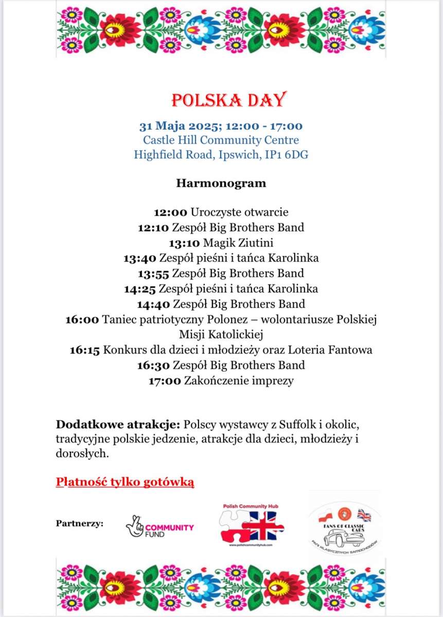 Polska Day Plan imprezy 