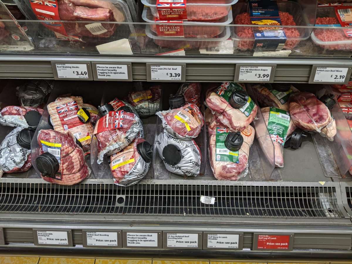 Zabezpieczenia antykradzieżowe na żywności