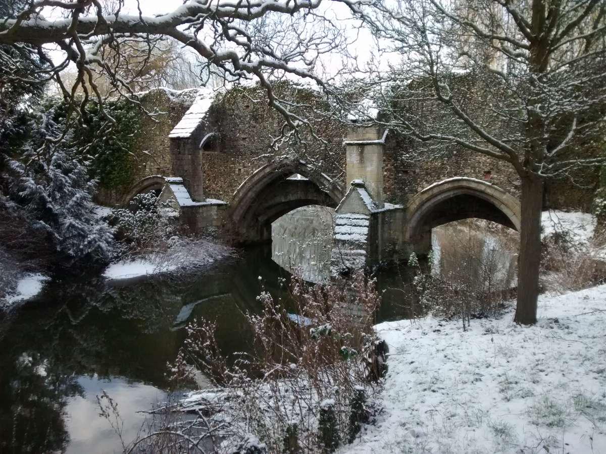 Zima w Bury St Edmunds